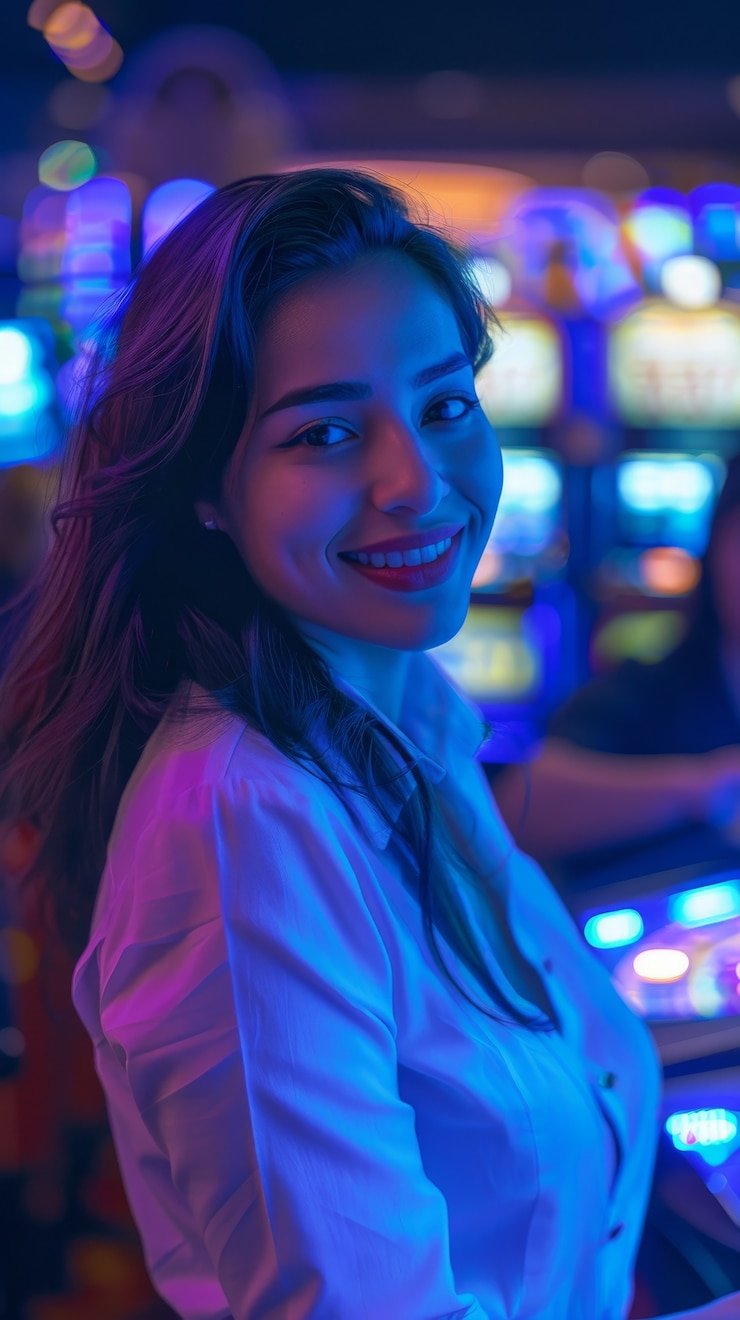 Antarmuka login cepat mata11 di layar ponsel dengan tombol DANA dan OVO
